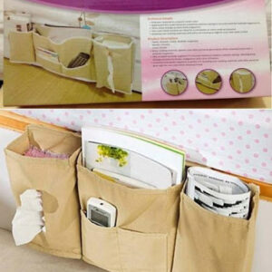 Bedside Storage Caddy – Multi-Pocket Organizer for Bed & Sofa