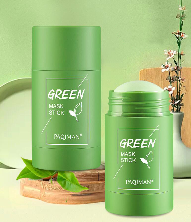 Paqiman Green Mask Stick – Deep Cleansing Clay Mask for Clear, Smooth Skin